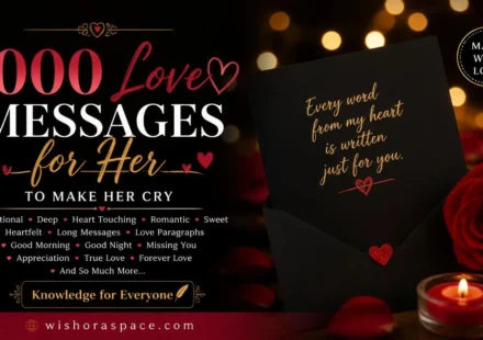 1000 love messages for her to make her cry
