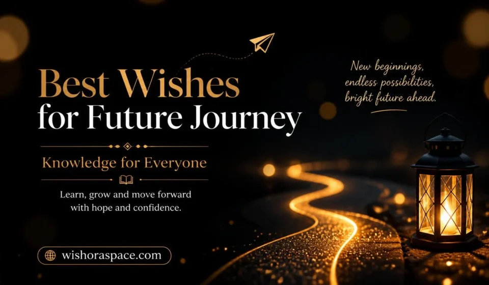 best wishes for future journey