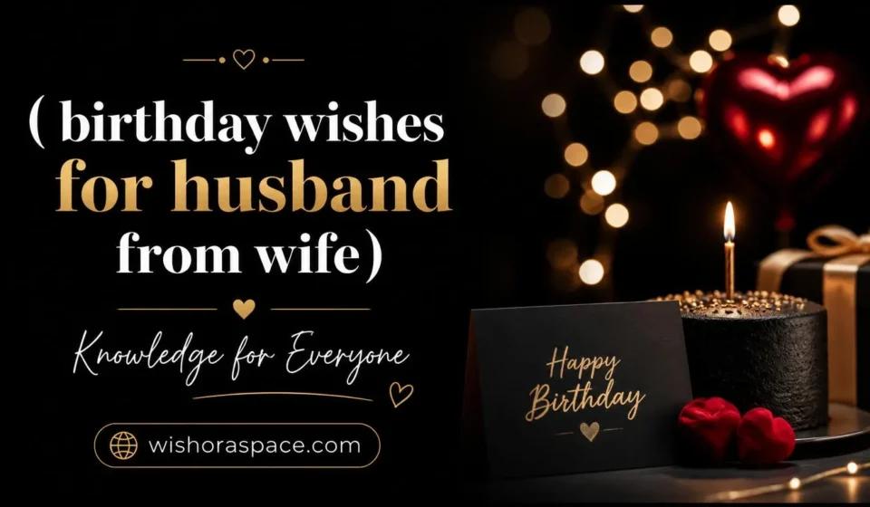 birthday wishes for husband from wife