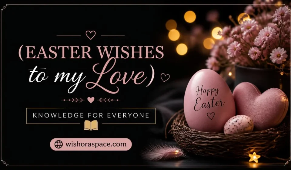 easter wishes to my love