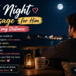 good night message for him long distance