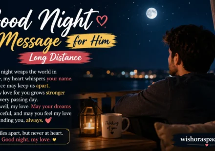 good night message for him long distance