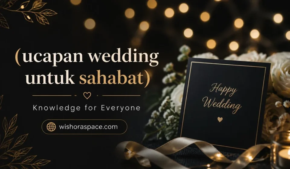 ucapan wedding untuk sahabat