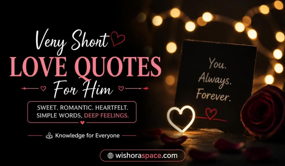 very short love quotes for him