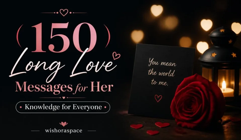 150 long love messages for her