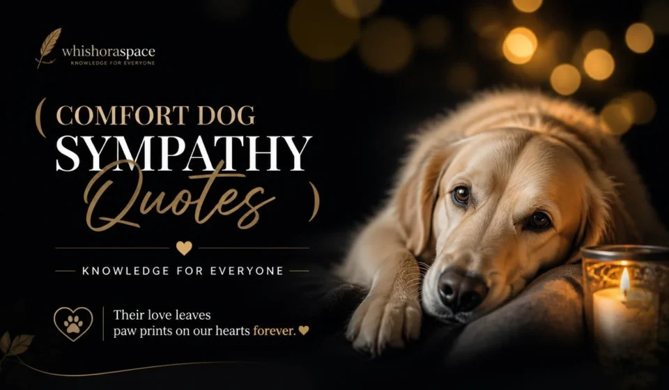 comfort dog sympathy quotes