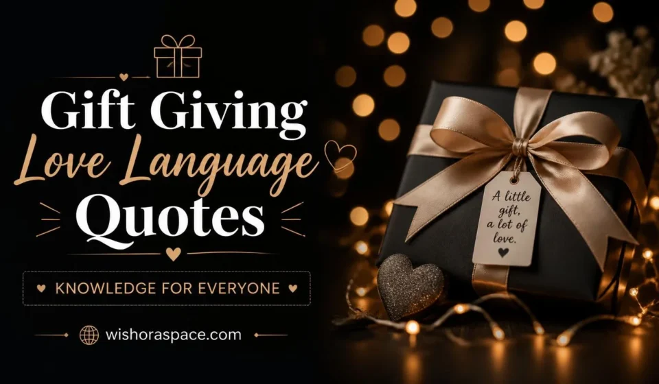 gift giving love language quotes