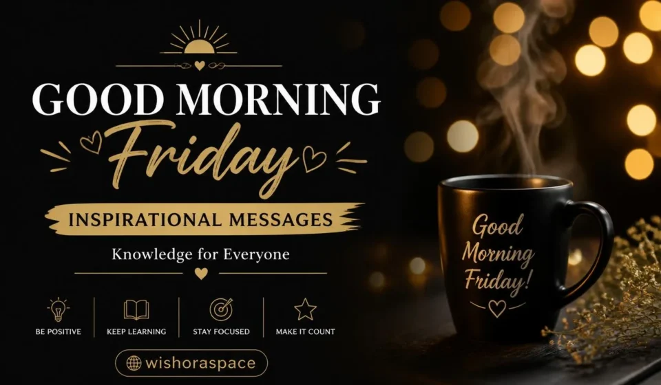 good morning friday inspirational messages