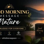 good morning message nature