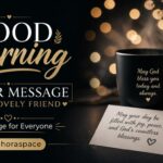 good morning prayer message for my lovely friend