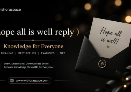 hope all is well reply