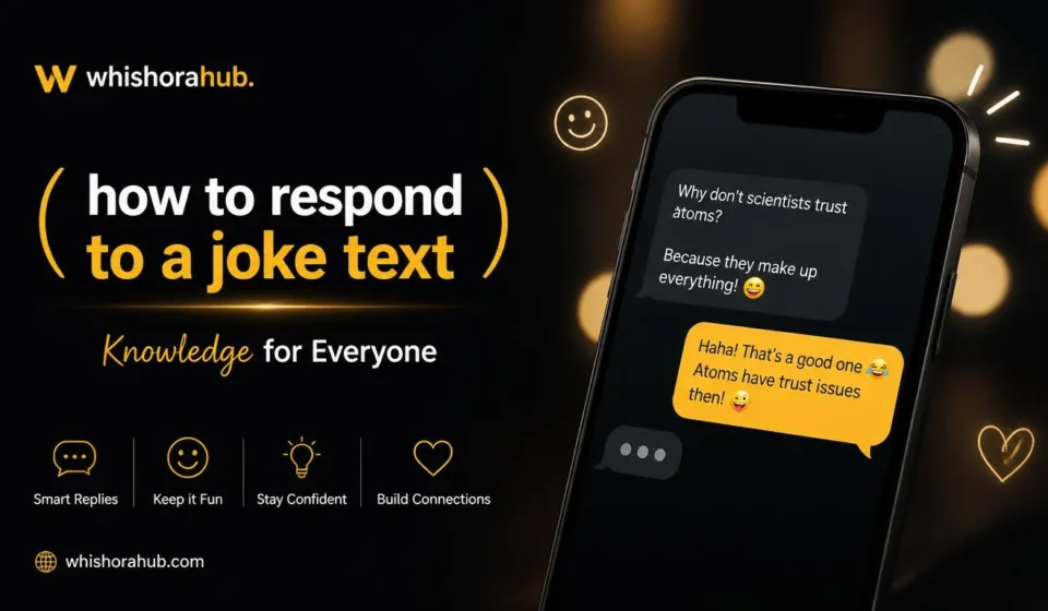 how to respond to a joke text