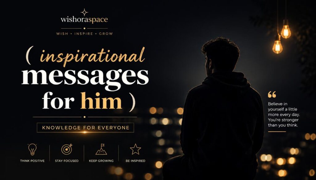 inspirational messages for him