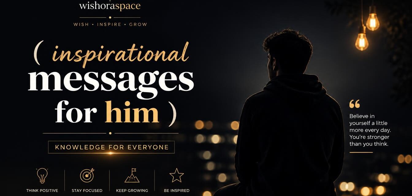inspirational messages for him