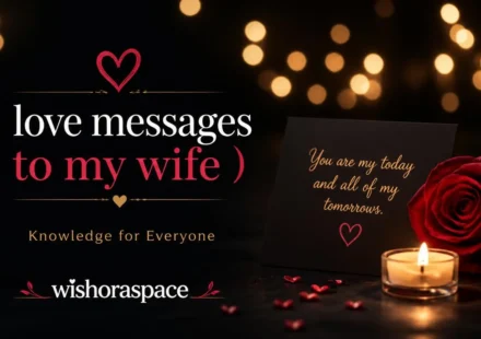 love messages to my wife