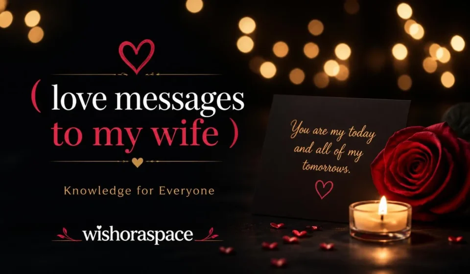 love messages to my wife