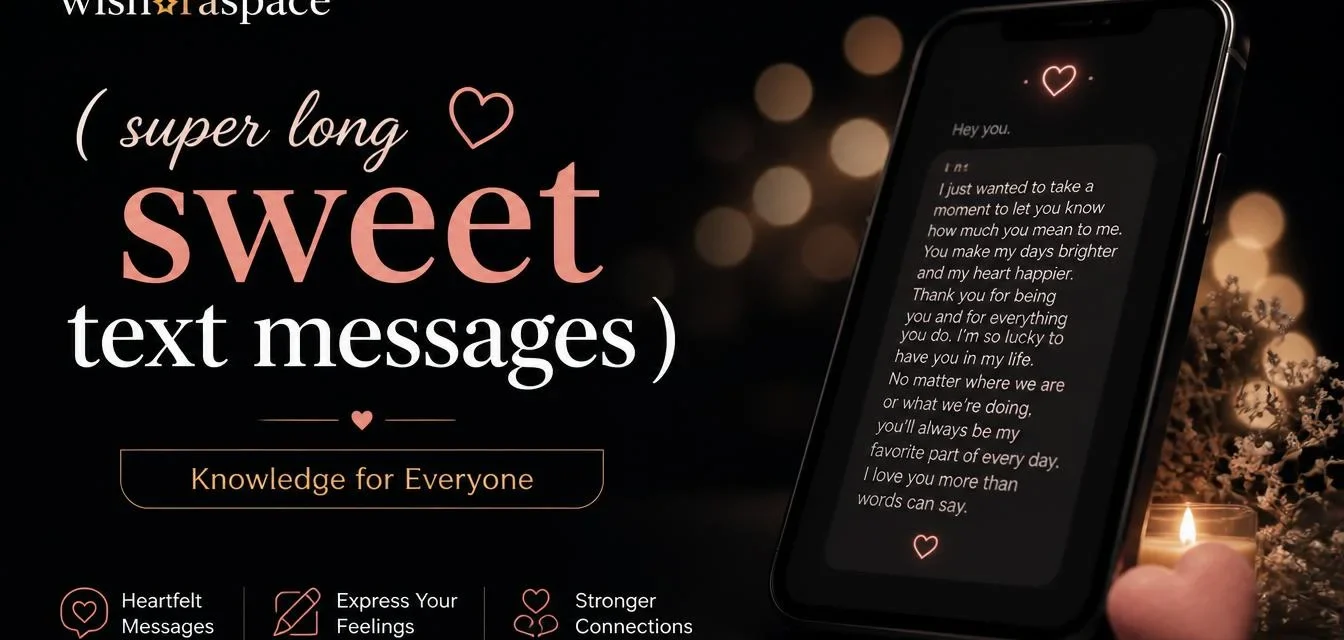 super long sweet text messages