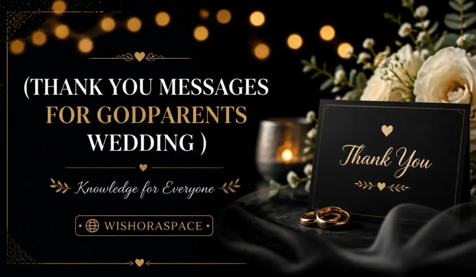 thank you messages for godparents wedding