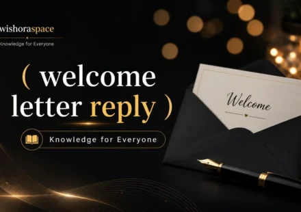 welcome letter reply