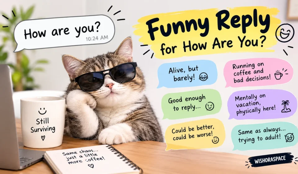 funny reply for how are you