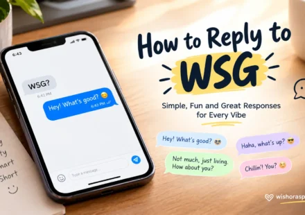 how to reply to wsg
