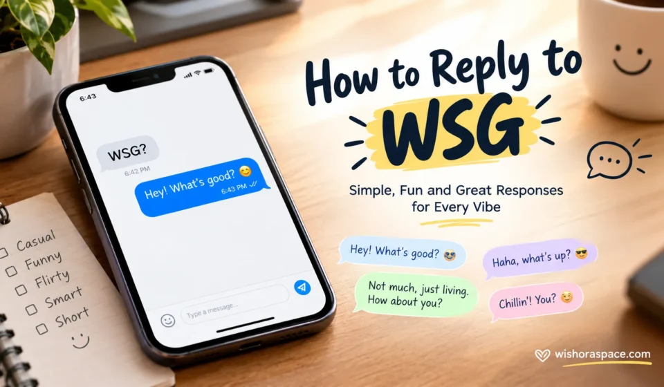 how to reply to wsg
